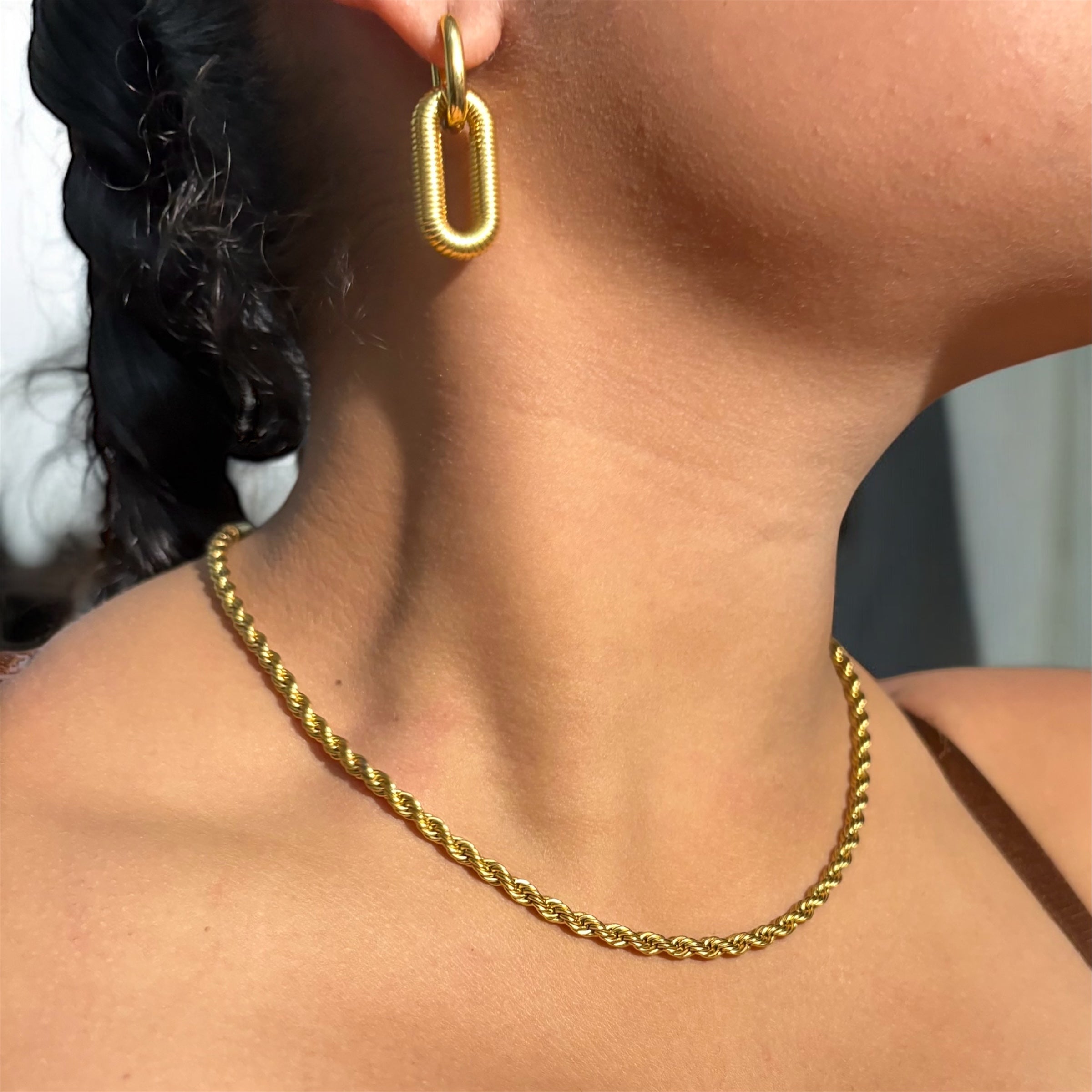 Rope Twist Chain Necklace